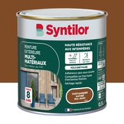 Peinture extérieure multi-matériaux - Châtaignier - 0,5 L - Syntilor - Brico Dépôt