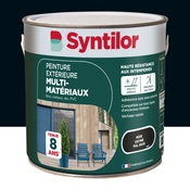 Peinture extérieure multi-matériaux - Noir - 2 L - Syntilor - Brico Dépôt