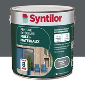 Peinture extérieure multi-matériaux - Gris basalte - 2 L - Syntilor - Brico Dépôt