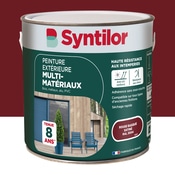 Peinture extérieure multi-matériaux - Rouge basque - 2 L - Syntilor - Brico Dépôt