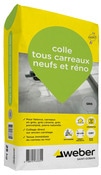 Colle tous carreaux neufs et réno Gris 25 Kg - Weber - Brico Dépôt