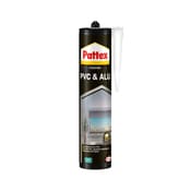 Mastic colle pour fixations sur PVC & Aluminium - cartouche de 450 g - Pattex - Brico Dépôt