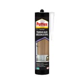 Colle fixation gamme rationnelle  pour panneaux décoratifs - cartouche 470g - Pattex - Brico Dépôt