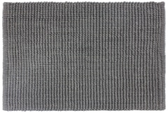 Tapis de bain "Gipsy" 40x60 cm carbone - Brico Dépôt