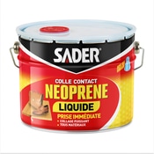 Colle contact néoprène gel liquide 2,5 kg - Sader - Brico Dépôt