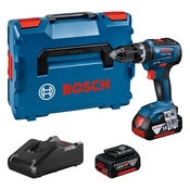 Perceuse à percussion sans fil 18V + 2 batteries 4Ah - GSB18V-55 - Bosch Professional - Brico Dépôt