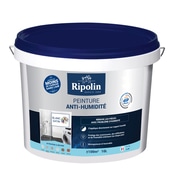 Peinture anti-humidité blanc satin 10 L - Ripolin - Brico Dépôt