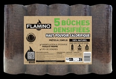 5 buches de bois compressées  Ø 9 x L. 25 cm - <12% d'humidité - Brico Dépôt