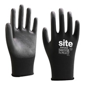 Gants tous travaux pleins noir polyuréthane Taille.10 - Site - Brico Dépôt