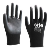 Gants tous travaux pleins noir polyuréthane Taille.9 - Site - Brico Dépôt