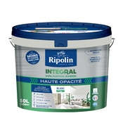 Peinture monocouche blanche murs plafonds et boiseries aspect satin 10 L - Ripolin - Brico Dépôt