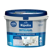 Peinture monocouche blanche 10 L finition mat  - Ripolin - Brico Dépôt