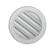 Grille ronde universelle en plastique à encastrer - Ø : 80 mm - Brico Dépôt