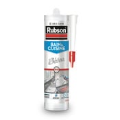 Mastic bain & cuisine, joint silicone multi-matériaux, couleur béton 280 ml - Rubson - Brico Dépôt