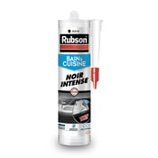 Mastic bain & cuisine, joint silicone multi-matériaux coloris noir intense, 280 ml - Rubson - Brico Dépôt