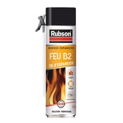 Mousse expansive Fire-B2, isolant thermique multi-supports blanc, aérosol 500 ml - Rubson - Brico Dépôt