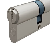 Serrure cylindre 6 goupilles satin nickel 35 X 45 mm - Smith & Locke - Brico Dépôt