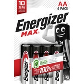 Pile Max AA - Pack de 4 - Energizer - Brico Dépôt