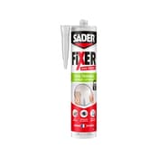 Colle fixer sans percer tous travaux intérieur/extérieur transparent - cartouche 300 g - Sader - Brico Dépôt