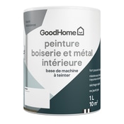 Peinture murs, boiseries et métal brillant 1 L Base C - GoodHome - Brico Dépôt