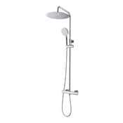 Colonne de douche thermostatique chrome "Psara" - Brico Dépôt