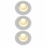 3 spots led encastrables 420 lm dimmable blanc "Fauvel" - Cooke and Lewis - Brico Dépôt