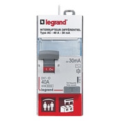 Interrupteur différentiel 30 mA 40A type AC - Legrand - Brico Dépôt