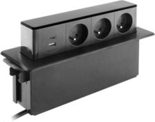 Bloc horizontal 3x16A + USB + Quickcharge - Otio - Brico Dépôt