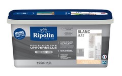 Sous couche universelle tous supports blanc mat 2,5 L - Ripolin - Brico Dépôt