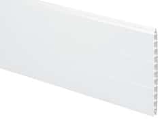 Planche PVC blanc - L. 3,0 m x H. 31,8 cm x Ép. 24 mm - Brico Dépôt