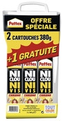 LOT DE 2 CARTOUCHES NI CLOU NI VIS + 1 GRATUITE* - Pattex - Brico Dépôt