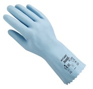 Gants spécial maçonnerie T.9 en cuir et toile coton - Bleu - Brico Dépôt