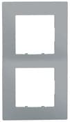 Plaque double horizontale/verticale Silver "Delta Viva" - Siemens - Brico Dépôt