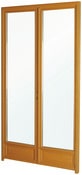 Porte-fenêtre en bois 2 vantaux L. 100 x H. 205 cm - Brico Dépôt