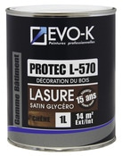 Lasure base à teinter sols qualité professionnelle PROTEC L-570 garantie 15 ans chêne 1 L - Evo-K - Brico Dépôt