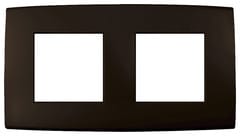 Plaque double "Kobe" chocolat mat - Bodner - Brico Dépôt