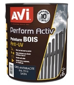 BOIS SATIN AVI 2L5 GRIS ANTHRACITE Gris anthracite 2,5 L - Avi - Brico Dépôt