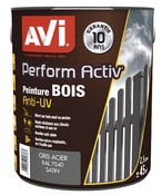 Bois satin avi 2l5 gris acier gris acier 2,5 l - Avi - Brico Dépôt