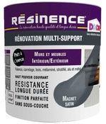 Peinture magnet satinée pour murs et plafonds 500 mL - Resinence - Brico Dépôt