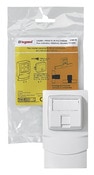 Lot 1 cadre + 1 prise RJ 45 multimédia - Ep. 12.5 mm - Legrand - Brico Dépôt