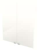 Armoire de salle de bains blanc Imandra L.80 x H.90 x P.15 cm - GoodHome - Brico Dépôt
