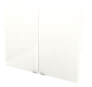 Armoire de salle de bains blanc Imandra L.80 x H.60 x P.15 cm - GoodHome - Brico Dépôt