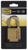 Cadenas combinaison laiton 50 mm - Smith & Locke - Brico Dépôt