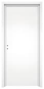 Bloc-porte bois "EXMOOR" blanc L. 73 cm droite - Brico Dépôt