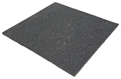 Tapis anti-vibration noir mat 60 x 60 cm - Diall - Brico Dépôt