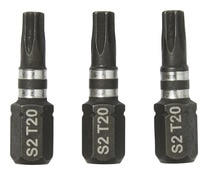 Embouts Impact Torx 20 25 mm 3 pcs - Erbauer - Brico Dépôt