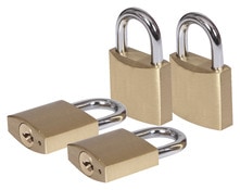 Cadenas laiton à clé 30mm Ø 5mm - Smith & Locke - Brico Dépôt