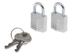 Lot de 2 cadenas aluminium - Masterlock - Brico Dépôt