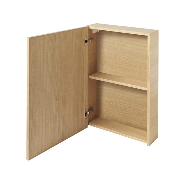 Armoire de salle de bains miroir "Avela" L.50 cm + étagère L.60 cm - Brico Dépôt