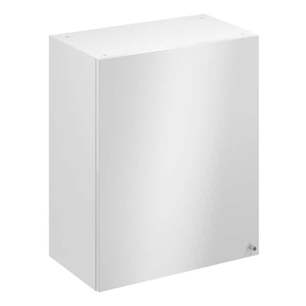 Meuble haut "Dorice" blanc brillant l.60 x h.72 x p.32 cm 1 porte - Brico Dépôt